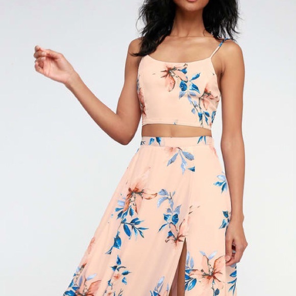 Lulu’s two piece maxi dress - Picture 5 of 6